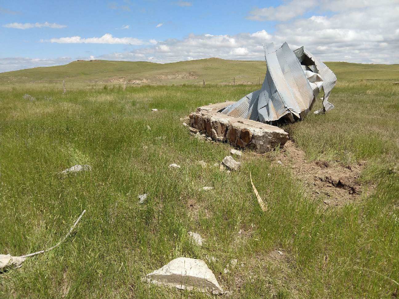 Tornado damage